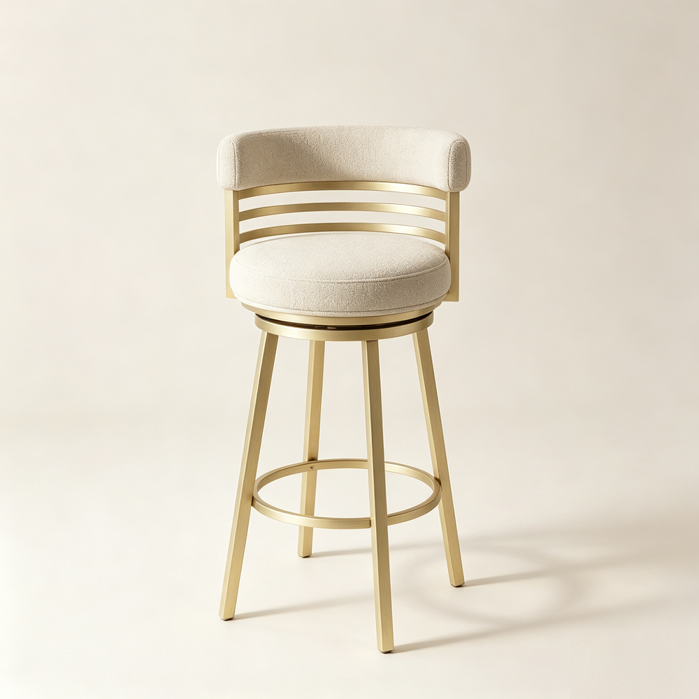 F-26010AR-SS swivel barstool