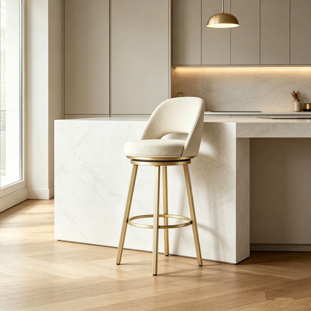 F-26013-SS swivel barstool 